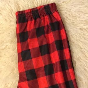 buffalo plaid pajama pants boys